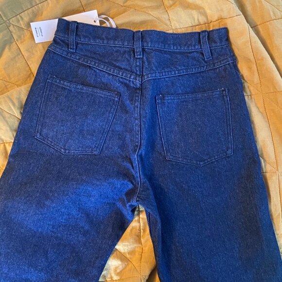 RARE Carleen Carpenter Jeans in Dark Rinse - size 6 - Picture 4 of 7